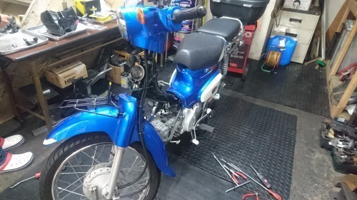 スーパーカブ110 JA44 カスタム「エンジンボアアップ編」②